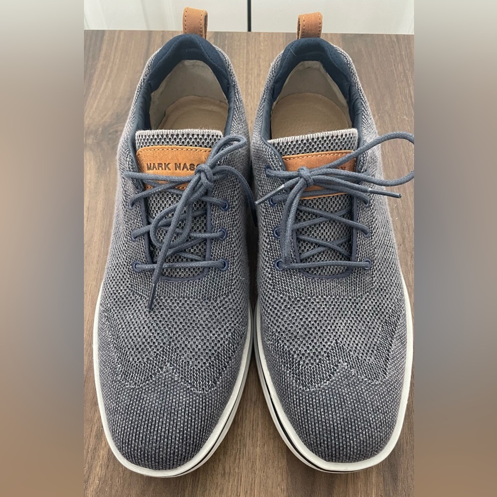 Mark Nason Los Angeles Men’s Oxford Sneakers – Navy Blue – Size 10